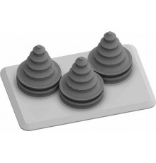 TZ105 фланец с 3-мя кабельными рукавами  2CPX010457R9999  ABB