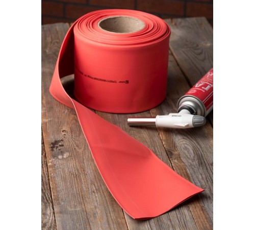 Термоусаживаемая трубка ТУТ нг 80/40 красная рулон PROxima  tut-80-r  EKF