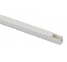 KK-W-12-12 Кабель-канал ЭРА 12x12 белый (140м.)  Б0031114  ЭРА