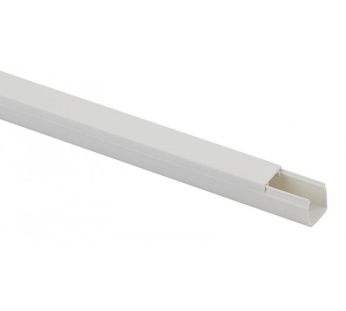 KK-W-12-12 Кабель-канал ЭРА 12x12 белый (140м.)  Б0031114  ЭРА