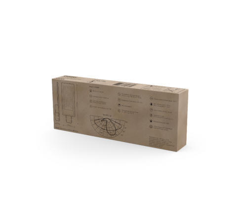 Светильник светодиодный консольный  Avenue 100W 10000lm 5000K IP65 420*160*57 190-250V КСС "Ш"  629534300  Gauss