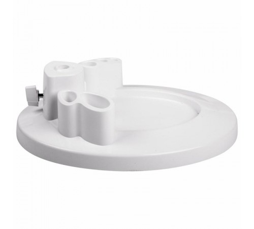 Подставка настольная для ламп-луп , круглая, VISAGISTE, белая  31-0840  REXANT