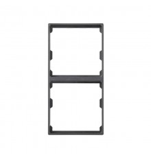 Simon CIMA 500 Адаптер для 2 модулей Simon 27, 50х100мм, 500CIMA, графит  50000088-038  Simon