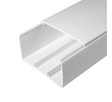 Кабель-канал белый 100х60 (16м/уп) 2-й замок в г/к   PR.0610060  Промрукав