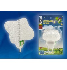 Светильник-ночник DTL-309-Звездочка/WHITE/1LED/01W выключатель на корпусе.  10333  Uniel