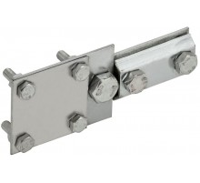 Заж. соед. контр. пр. 6-8мм-полоса 40мм нерж. сталь  ZCC56-20-1-68-40  IEK