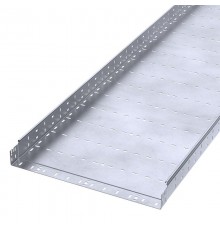 Лоток перфорированный Профи INOX (AISI 316) 600х80x3000 (1,5 мм) (6 м/уп)  PR16.13594  Промрукав