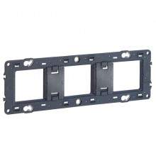 Суппорт Mosaic 3 мест 6/8 мод.  монтаж на винтах  080253  Legrand