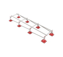 Опорная конструкция для установки оборудования TECHNORAPTOR LIGHTFOOT 1000х4000  KM-TR-LTF-SSEI-1000-4000  КМ - профиль