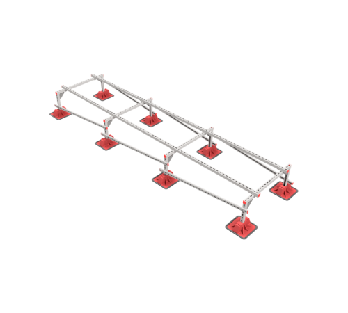 Опорная конструкция для установки оборудования TECHNORAPTOR LIGHTFOOT 1000х4000  KM-TR-LTF-SSEI-1000-4000  КМ - профиль