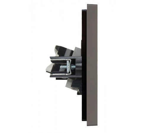 FORTE&PIANO Розетка двойная RJ11+RJ45 кат.5E FP335 серый  FP-KT20-O-1-K03  IEK