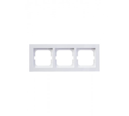 Рамка 3-постовая, серия axcent, цвет белый  1754-0-4333   2CKA001754A4333  ABB