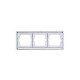 Рамка 3-постовая, серия axcent, цвет белый  1754-0-4333   2CKA001754A4333  ABB