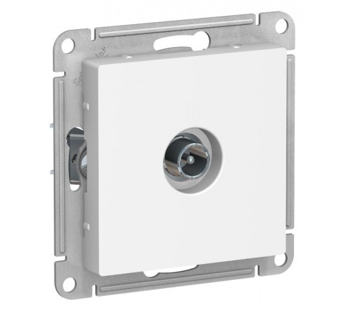 AtlasDesign Белый Розетка TV оконечная 1DB, механизм  ATN000191  SE