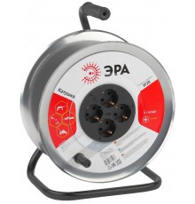 Катушка металлическая с заземлением 4гн K-M-4z   Б0033026  ЭРА