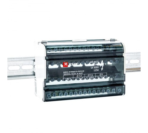 Шина нулевая в корпусе 4х15 EKF PROxima  sn0-4x15  EKF