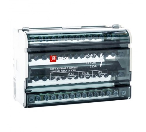 Шина нулевая в корпусе 4х15 EKF PROxima  sn0-4x15  EKF