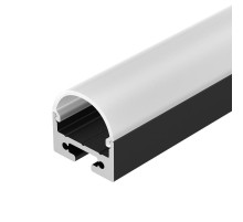 Профиль с экраном SL-LINE-2011M-2500 BLACK+OPAL ROUND  027992  Arlight