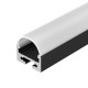 Профиль с экраном SL-LINE-2011M-2500 BLACK+OPAL ROUND  027992  Arlight