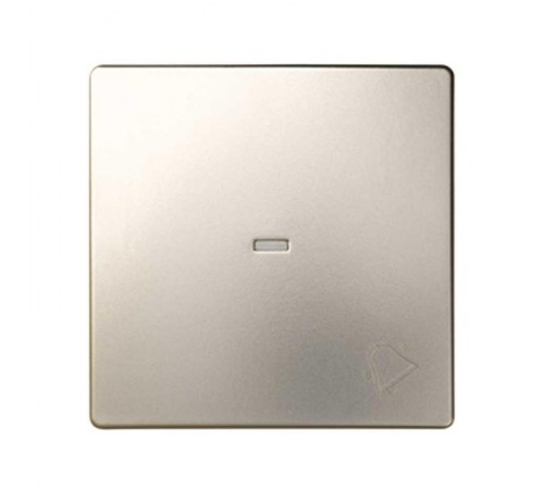 Simon 82 Клавиша с пиктограммой "звонок" для выключателя одноклавишного с подсветкой, S82, S82N, шампань  8200015-034  Simon