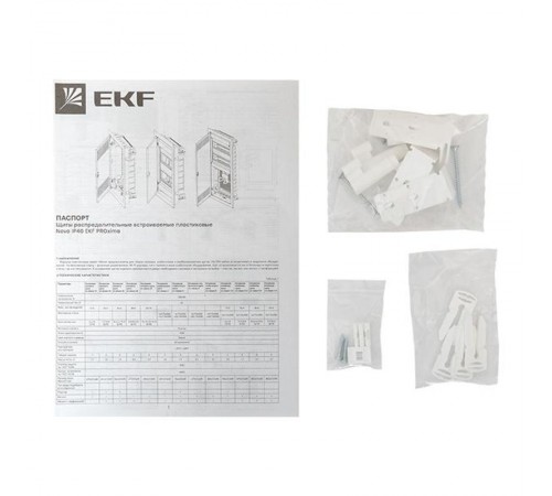 Встраиваемый слаботочный щит "Nova" 3 габарит с металлической перфорированной дверью IP41    nv-mb-pmd-3  EKF