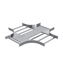 Х-образный ответвитель 80х300, R600, 1,5 мм, AISI 304  ILXM6830C  DKC