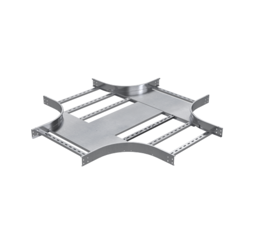 Х-образный ответвитель 80х300, R600, 1,5 мм, AISI 304  ILXM6830C  DKC