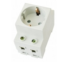 Розетка AC30-111 с заземляющим контактом на DIN-рейку  775001  CHINT