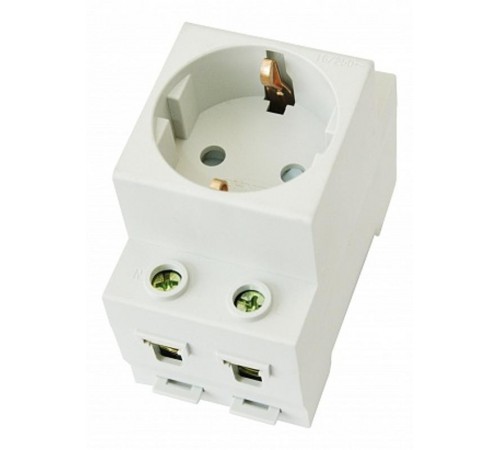 Розетка AC30-111 с заземляющим контактом на DIN-рейку  775001  CHINT