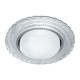 Светильник потолочный встраиваемый со светодиодной подсветкой 20LED*2835 SMD, 15W GX53, без лампы, прозрачный, хром CD4037 RGB с др-ром в/компл  4190