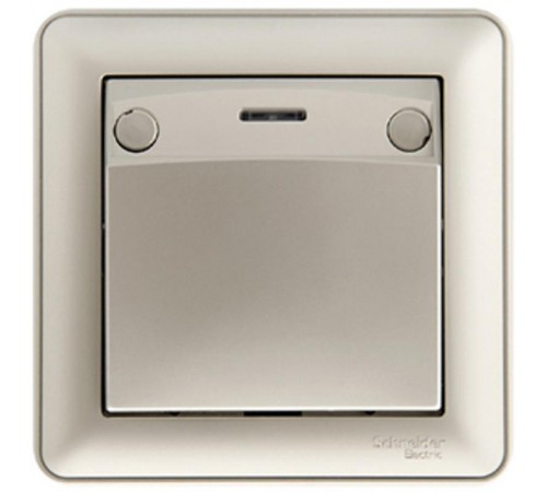 W59 Шампань Выключатель карточный 16А (в сборе)  VS616-051-48  SE