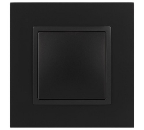 14-1111-05 Кнопка, 10АХ-250В, Elegance, антрацит (10/100/3000)  Б0047866  ЭРА