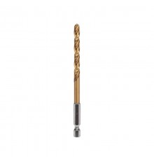 Сверло по металлу, 6мм, Р6М5, ТИТАН, шестигранный хвостовик (1 шт. в упаковке) DIN 338  KR-91-5507  Kranz