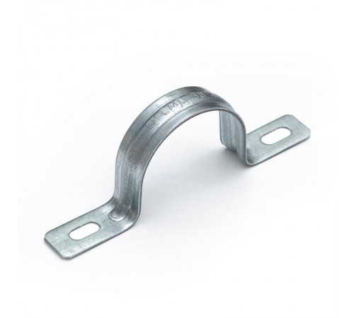 Скоба металлическая двухлапковая усиленная противопожарная СМДУ d31-32 мм (50 шт/уп) Промрукав  PR13.02416  Промрукав