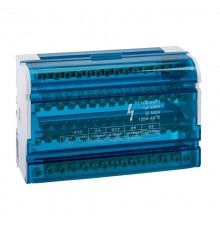 Шина "N" нулевая на DIN-рейку в корпусе-4х15групп  143230  КЭАЗ