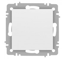 Выключатель Intro Accent 6-101-01М , 10А-250В, IP20, СУ, AL/CU, белый матовый  Б0063468  Intro