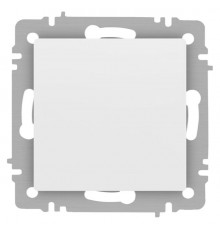 Выключатель Intro Accent 6-101-01М , 10А-250В, IP20, СУ, AL/CU, белый матовый  Б0063468  Intro