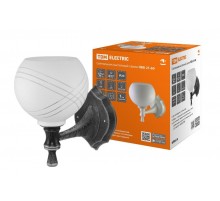 Светильник НББ 21-60-1322 УХЛ4 (черный под серебро, плафон полушар "параллели")  SQ0370-0204  TDM