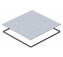 Заглушка монтажного основания UZD350 влагозащитная 383x383x4 мм (сталь) (DUF 350-2)  7400597  OBO Bettermann