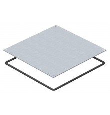 Заглушка монтажного основания UZD350 влагозащитная 383x383x4 мм (сталь) (DUF 350-2)  7400597  OBO Bettermann