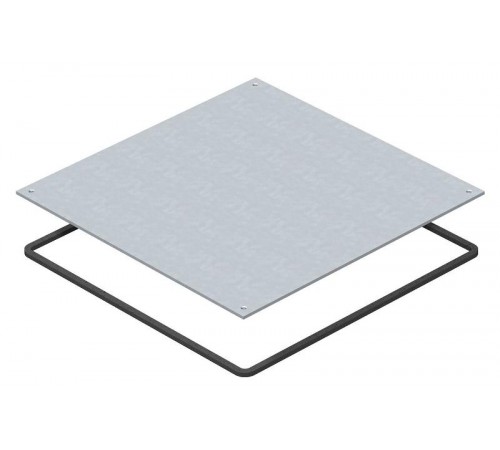 Заглушка монтажного основания UZD350 влагозащитная 383x383x4 мм (сталь) (DUF 350-2)  7400597  OBO Bettermann