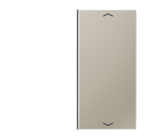 Клавиши для системы KNX, 2-группы; благородная сталь, ES2402TSAP Jung