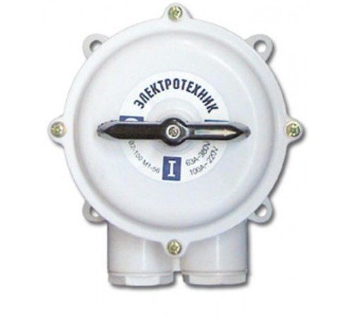 ПВ 2-100 М1 пл. 56 (100А, пластмассовый корпус, IP56), выключатель пакетный  (ЭТ)  ET001717  Электротехник