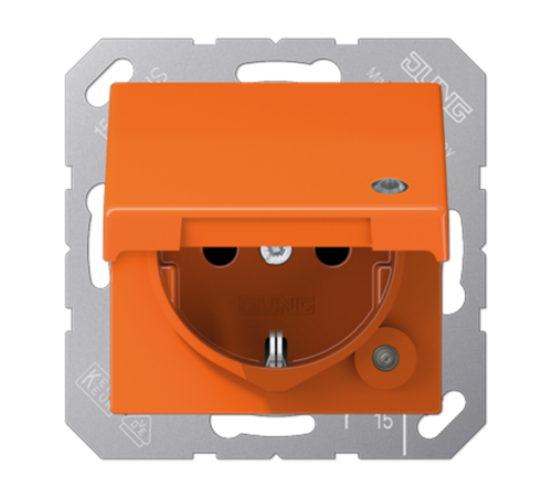 SCHUKO® розетка с крышкой A1520BFKLKOO Jung