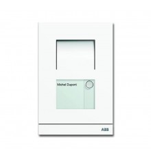 Станция вызывная, аудио, одноклавишная, цвет белый матовый  8300-0-0086   2CKA008300A0086  ABB