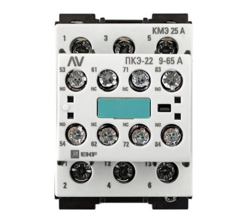 Комплект КМЭ 25А 400В АС с дополнительными контактами 2НО+2НЗ EKF AVERES  ctr-s-25-00-400-av-22  EKF