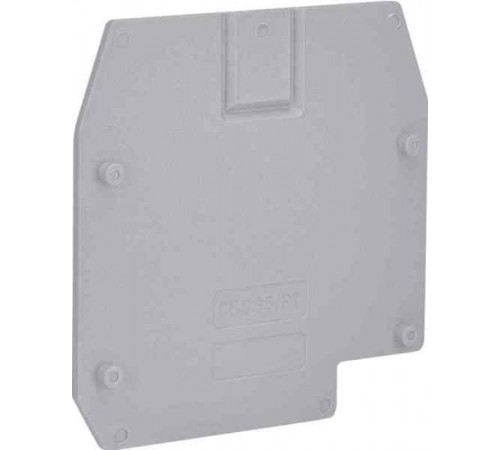 Изолятор серый торцевой CBC.35/PTGR для СВС35  ZCB351GR  DKC