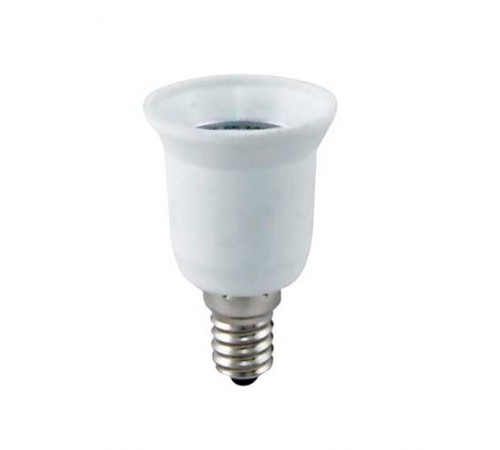 Переходник Е14-Е27 белый  SQ0335-1001  TDM