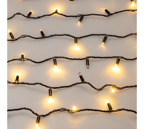 Светодиодная гирлянда ARD-STRING-CLASSIC-1000-BLACK-100LED-PULSE Warm (230V, 7W) (Ardecoled, IP65)  031649  Arlight