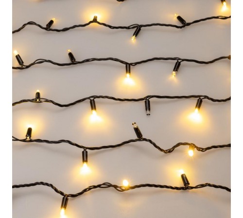Светодиодная гирлянда ARD-STRING-CLASSIC-1000-BLACK-100LED-PULSE Warm (230V, 7W) (Ardecoled, IP65)  031649  Arlight